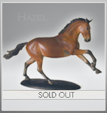 Hazel sporthorse mare sculpture